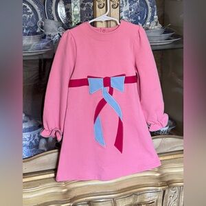 TBBC Beaufort Bonnet Eliza Appliqué 🎀 bow dress size 5 girls